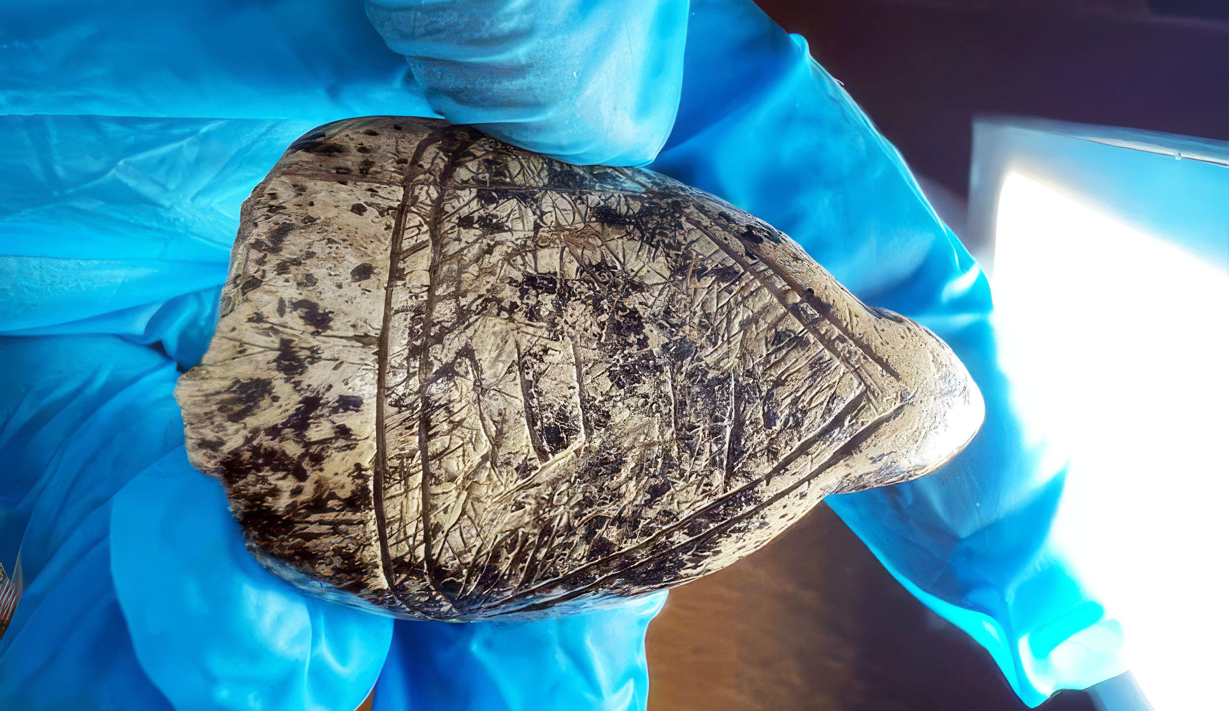 Ice Age artists used natural lines in mammoth tusk to shape their carvings
