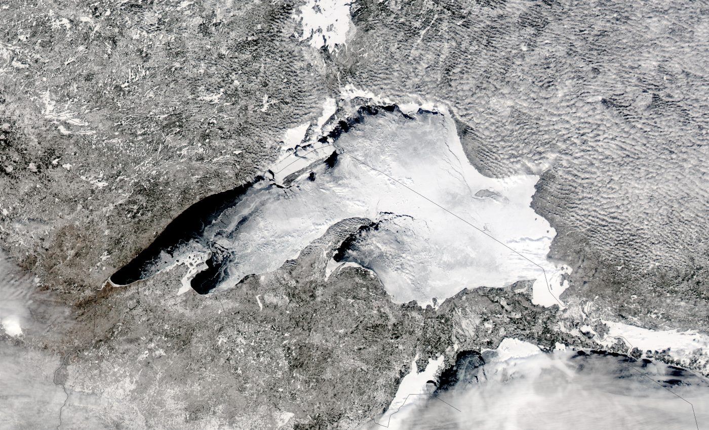 Frozen Lake Superior Earth Com Frozen Lake Superior