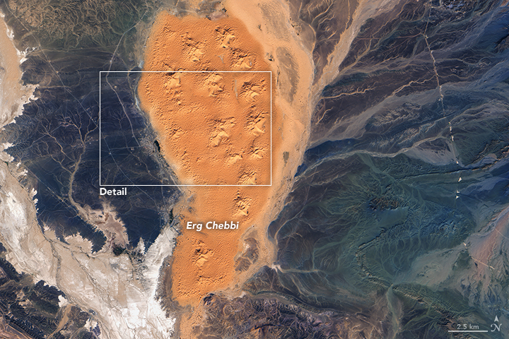 The Erg Chebbi Dune Field In Southeastern Morocco Earth
