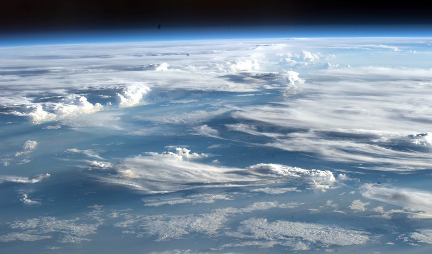 Today’s Image of the Day comes courtesy of the European Space Agency (ESA) and features a look at clouds seen from the International Space Station.