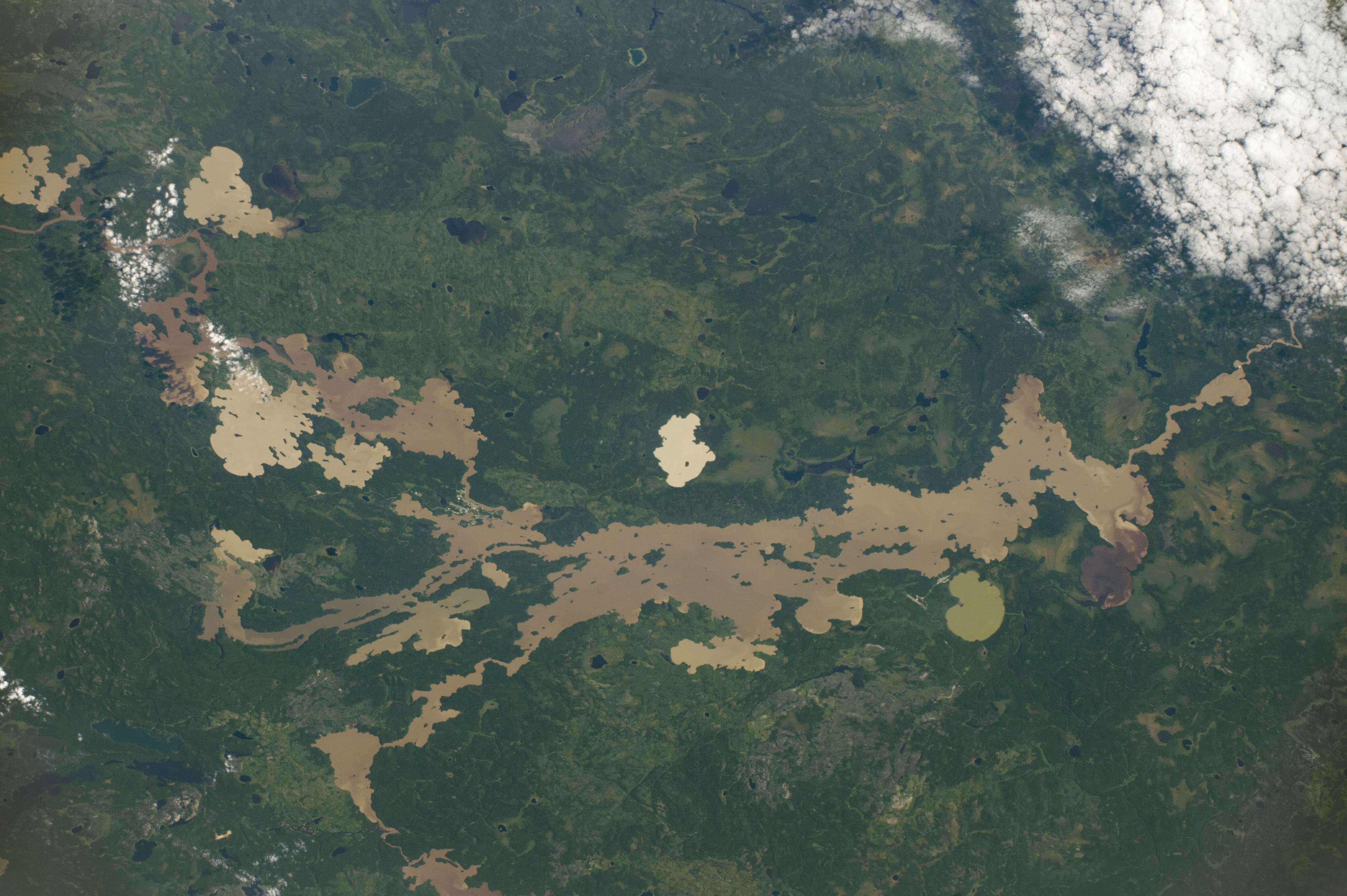 Today’s Image of the Day comes courtesy of the NASA Earth Observatory and features a look at Sandy Lake located in northwest Ontario.