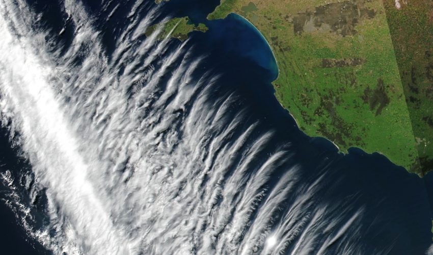 Today’s Image of the Day comes courtesy of the NASA Earth Observatory and features a look at cloud formations off the coast of southern Australia.