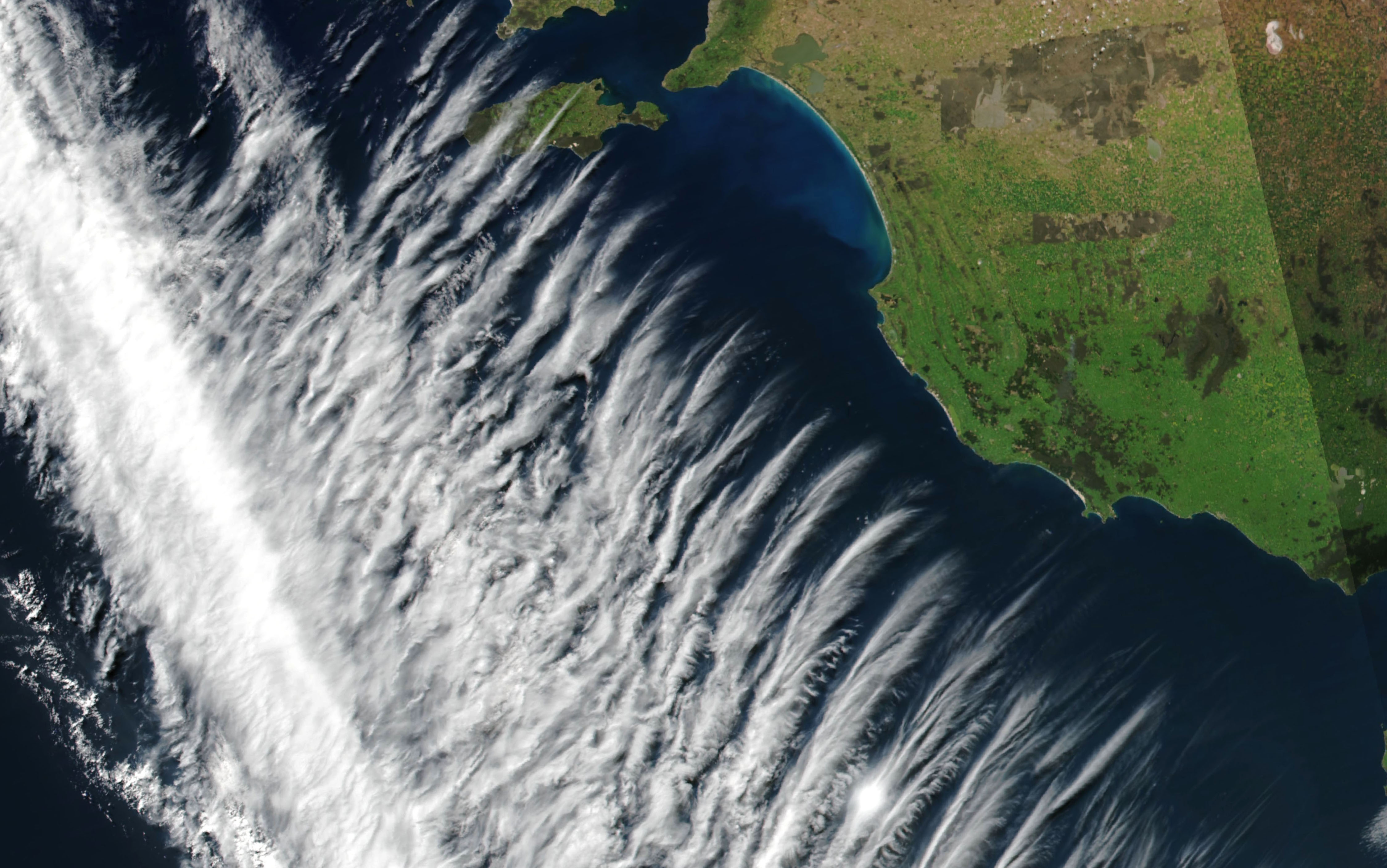 Today’s Image of the Day comes courtesy of the NASA Earth Observatory and features a look at cloud formations off the coast of southern Australia.