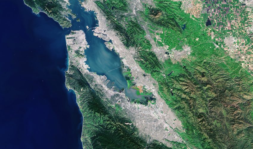 Today’s Image of the Day comes from the NASA Earth Observatory and features a look at lush vegetation in the San Francisco Bay area.