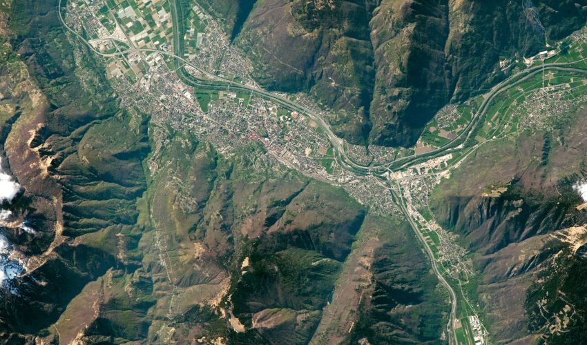 Today’s Image of the Day comes from the NASA Earth Observatory and features a look at the city of Bellinzona, Switzerland and the Ticino River.