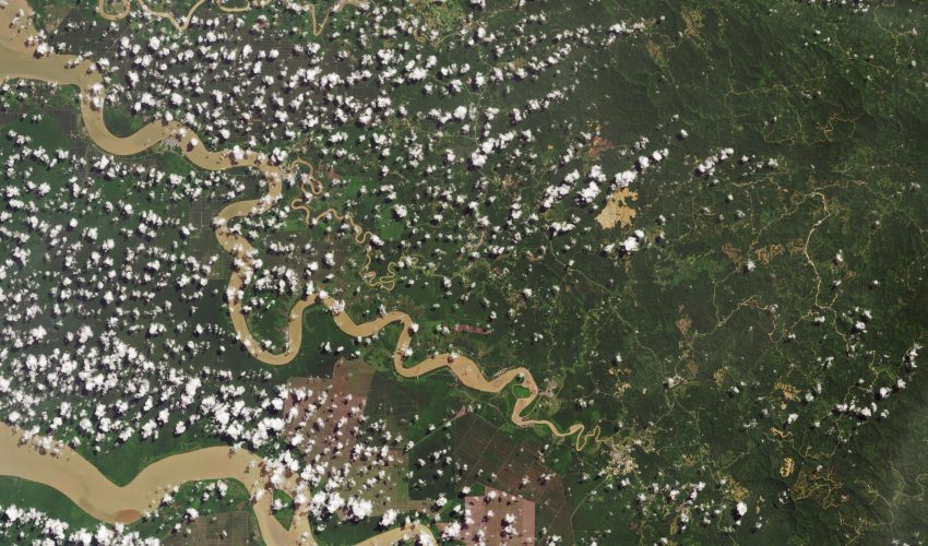 Today’s Image of the Day comes from the NASA Earth Observatory and features a look at the Rajang River Delta in Sarawak.