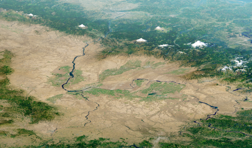 Today’s Image of the Day comes from the NASA Earth Observatory and features a look at the rugged terrain of the Columbia Plateau in eastern Washington.