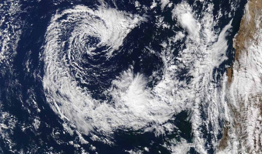 Today’s Image of the Day comes from the NASA Earth Observatory and features a look at a rarely seen cyclone off the Pacific Coast of South America.