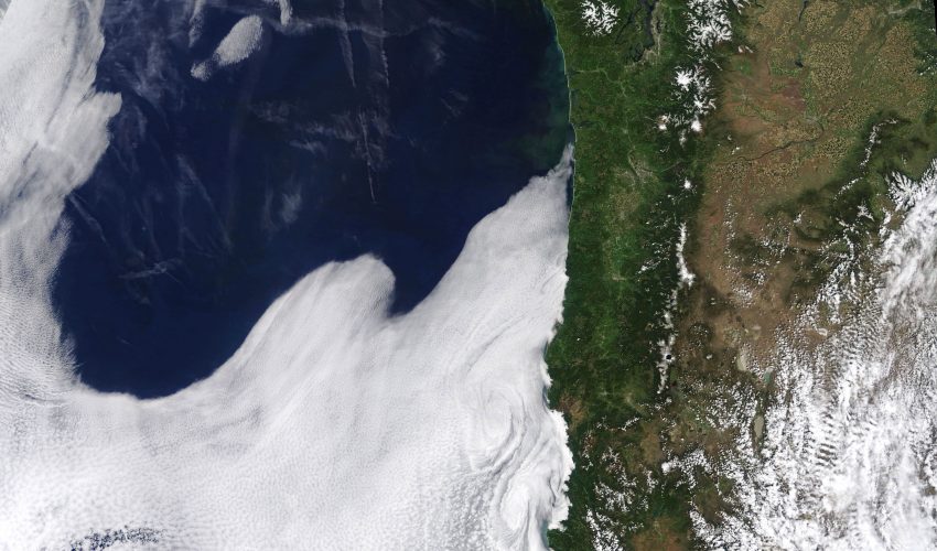 Today’s Image of the Day comes from the NASA Earth Observatory and features a panoramic view of the west coast of the United States.