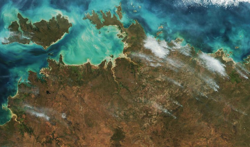 Today’s Image of the Day comes from the NASA Earth Observatory and features a look at wildfires blowing smoke over the coast of Australia’s Northern Territory.