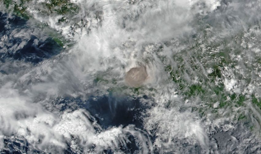 Today’s Image of the Day comes from the NASA Earth Observatory and features a look at the Fuego volcano in Guatemala erupting and shooting ash into the air.