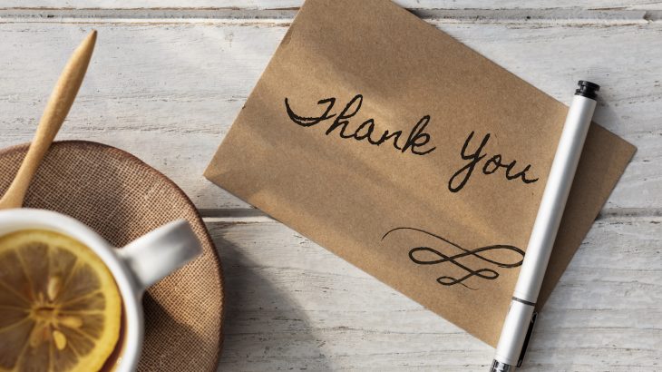 New research shows that the simple act of writing a thank you note it can be beneficial both to the recipient and the writer.