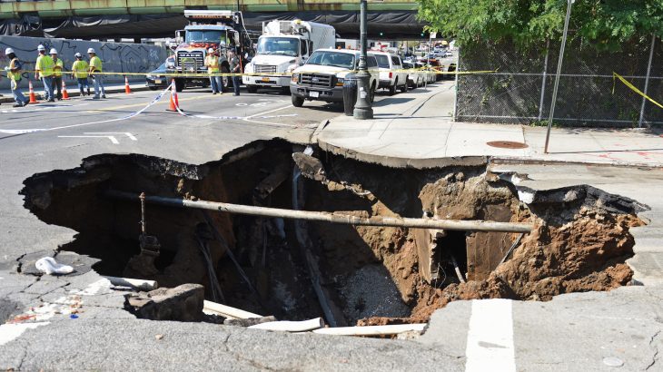 Scientists from Keele University are describing how experts can detect sinkholes before they become visible and dangerous.