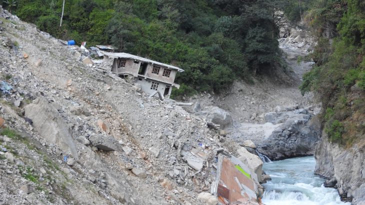 Major flood events cause more erosion and are a much greater hazard in mountainous regions than seasonal monsoon rainfalls.
