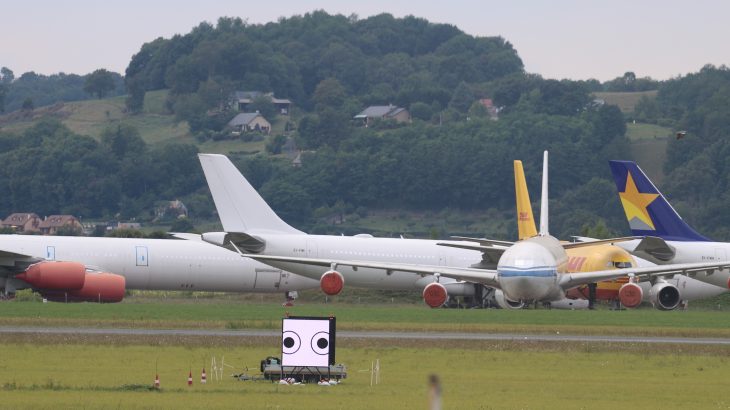Researchers have developed a new optical illusion visual pattern that specifically works to repel birds from collisions with planes.