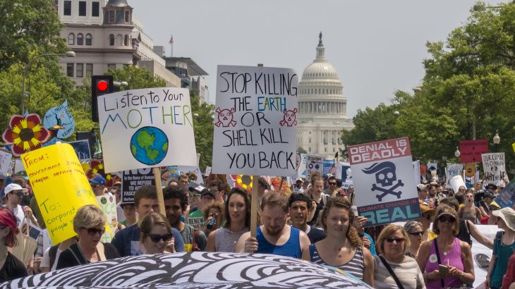 Environmental groups are targeting political figures who question climate science to get more voters thinking about climate change.