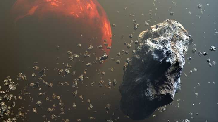 The theory of panspermia suggests that life itself can be transferred through asteroids and other space objects.