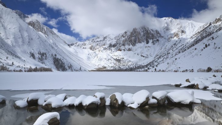 Experts are predicting a 79 percent drop in Sierra Nevada mountain peak snowpack water volume by the end of this century.
