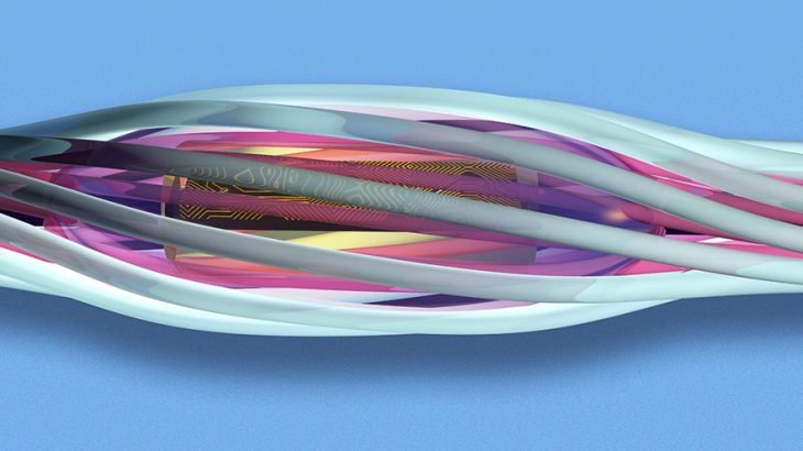 Tiny photodiodes woven into textiles could charge a smartphone, researchers say.