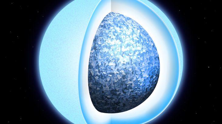 A team of astronomers from the University of Warwick have found the first evidence that some white dwarf stars are turning into crystals.