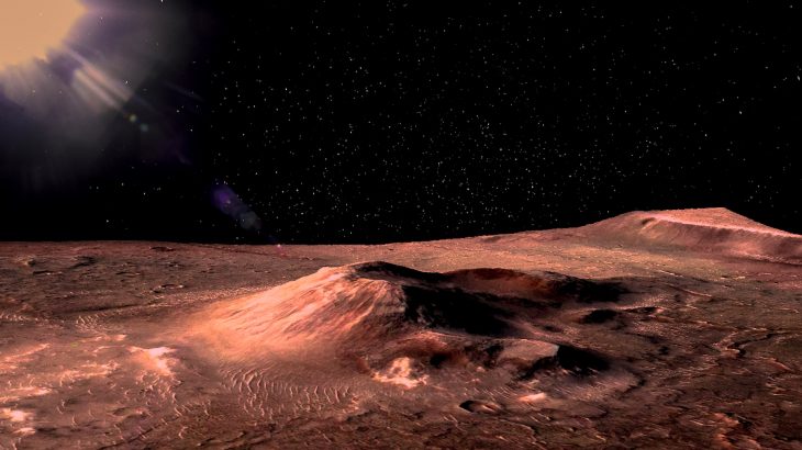 A new study from NASA says that Martian ice sheets could be used to create wells that produce enough water to sustain human life.