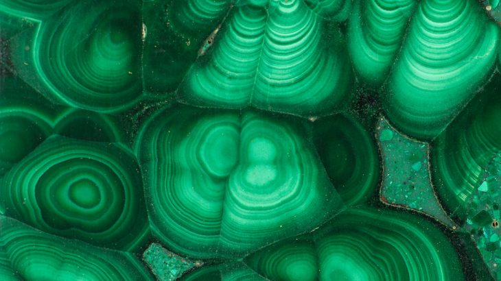 The concentric rings of malachite mesmerized the ancients, who accorded the mineral with a magical significance.