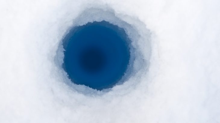 A team of researchers has drilled a record 1.3-mile hole in the West Antarctic ice.