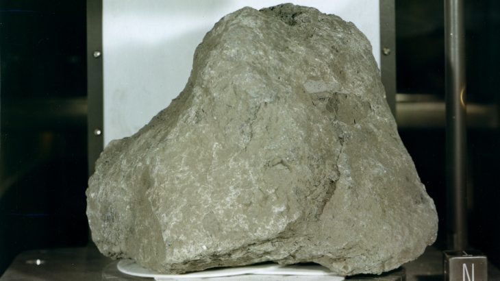 Astronauts may have found a piece of the Earth among moon rocks that were carried back during the Apollo 14 mission.