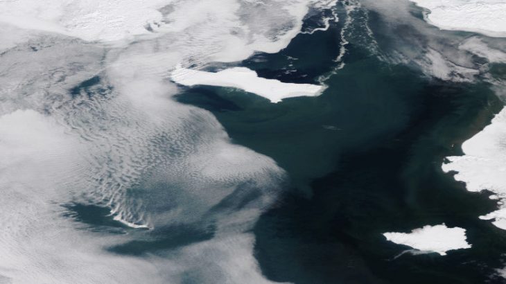A new report from the National Oceanic and Atmospheric Administration (NOAA) has revealed that the Bering Sea is nearly free of ice at a time when it is usually covered.