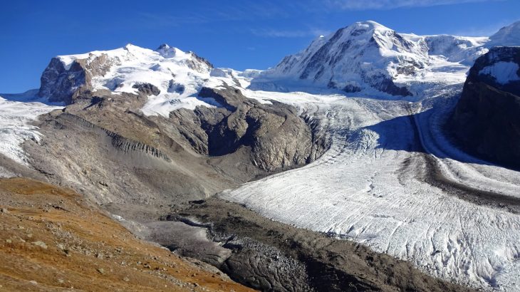 A new study is predicting that around half of the ice glacier volume in the Alps will be lost between the years 2017 and 2050.