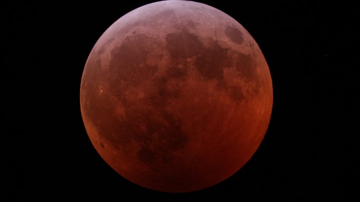 A space rock traveling at roughly 38,000 miles per hour collided with the Moon during the January total eclipse and resulted in a crater spanning 10 to 15 meters wide.