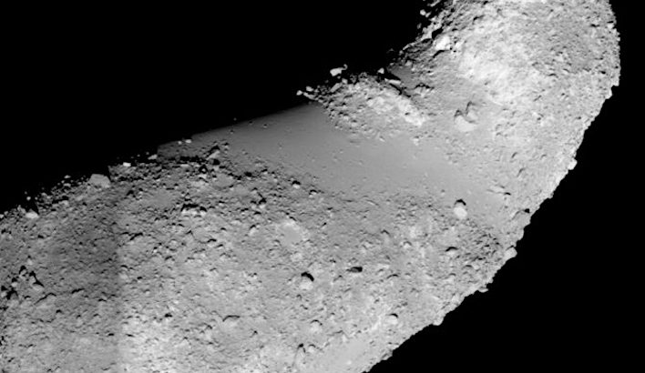 The presence of water on the asteroid surface suggests that similar asteroids could have delivered as much as half of Earth’s ocean water at the very beginning of our planet’s history.
