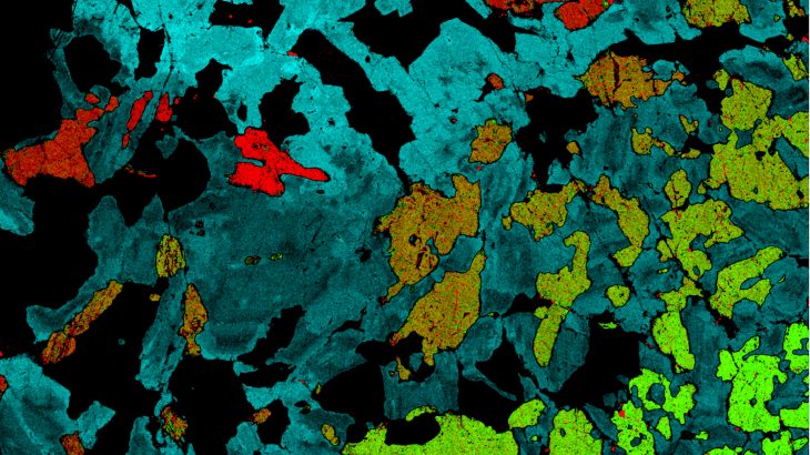 New research has found that Earth’s mantle is less of a gradient of orange-and-yellow lavas and instead is more of a mosaic of colors that looks similar to a Jackson Pollock painting.