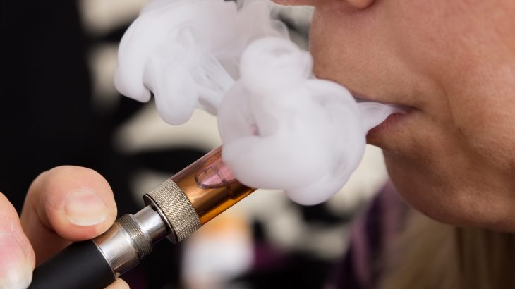 Inhaling the liquid flavoring used in electronic cigarettes may increase the risk of cardiovascular disease.
