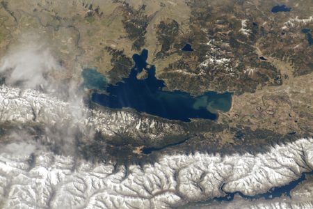 Today's Image of the Day from NASA Earth Observatory features the Flathead Lake, which is a remnant of Glacial Lake Missoula on the western edge of Flathead National Forest.