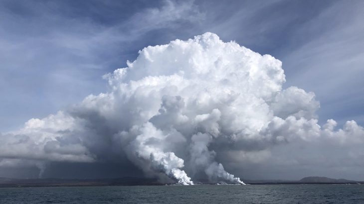 When the lava from Kilauea made its way into the nutrient-poor waters off Big Island, it led to massive phytoplankton blooms.