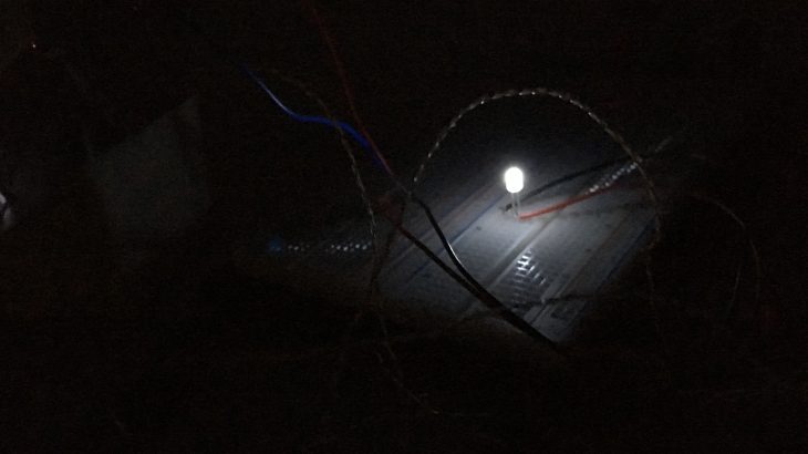 A new thermoelectric device is able to harness cold air without active input and generate electricity that can power an LED during the nighttime.