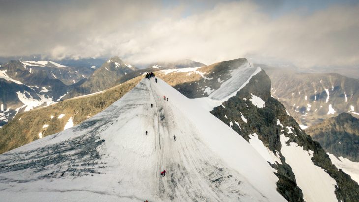 The tallest mountain peak in Sweden has been stripped of its title thanks to rising temperatures due to climate change.