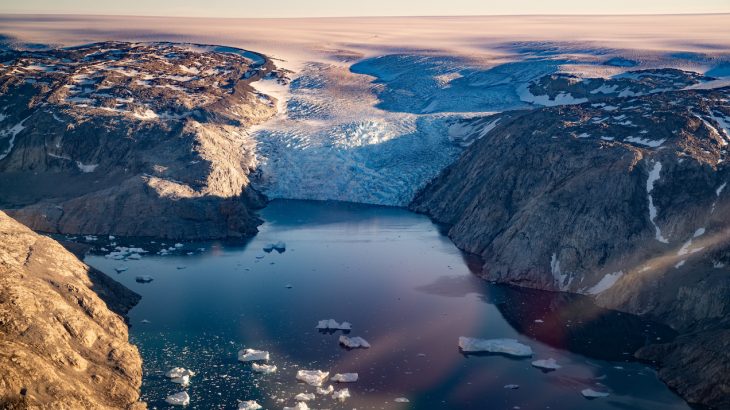 Thick slabs of ice are rapidly replacing thinner ice across the interior of Greenland's ice sheet as a result of global warming.