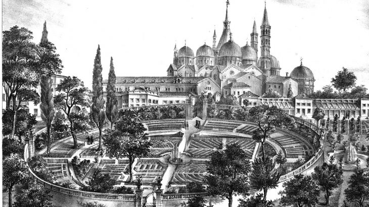 botany history botanical garden print