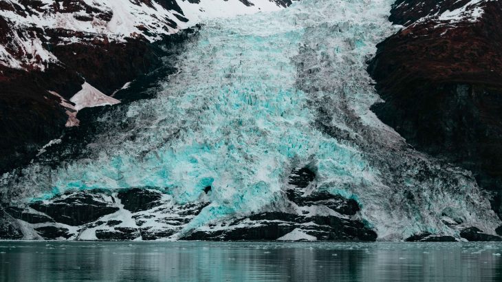 The soil is gradually being released from beneath the glacier and if this movement were to speed up, it could trigger a powerful tsunami.