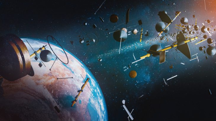 junk in outer space