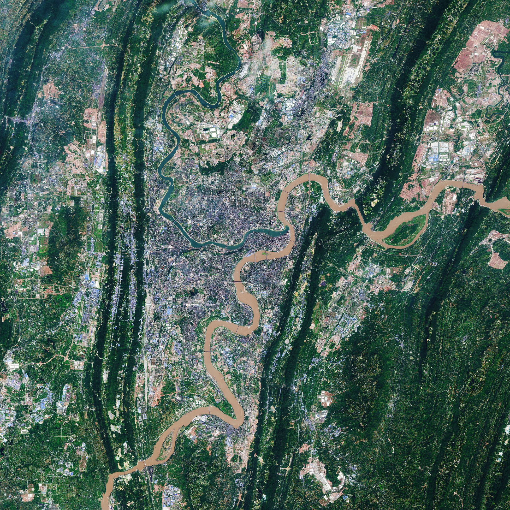 Chongqing in southwest-central China - Earth.com