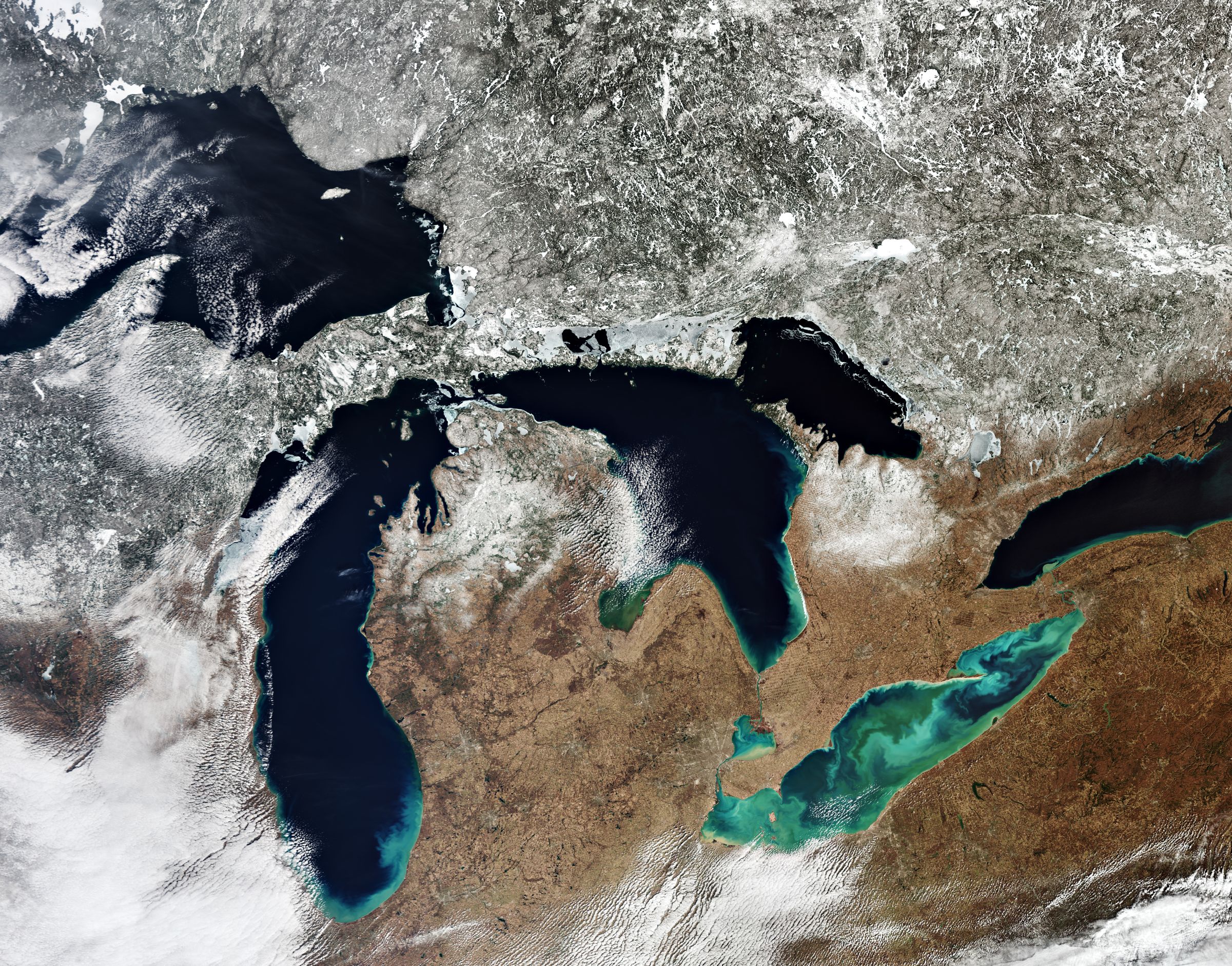 The Great Lakes Of North America Earth The Great Lakes Of North America Earth