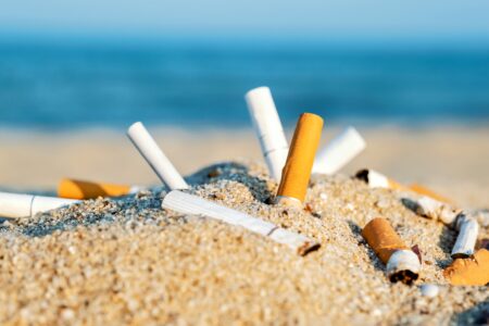 Cigarette butts leak thousands of deadly toxins into the environment