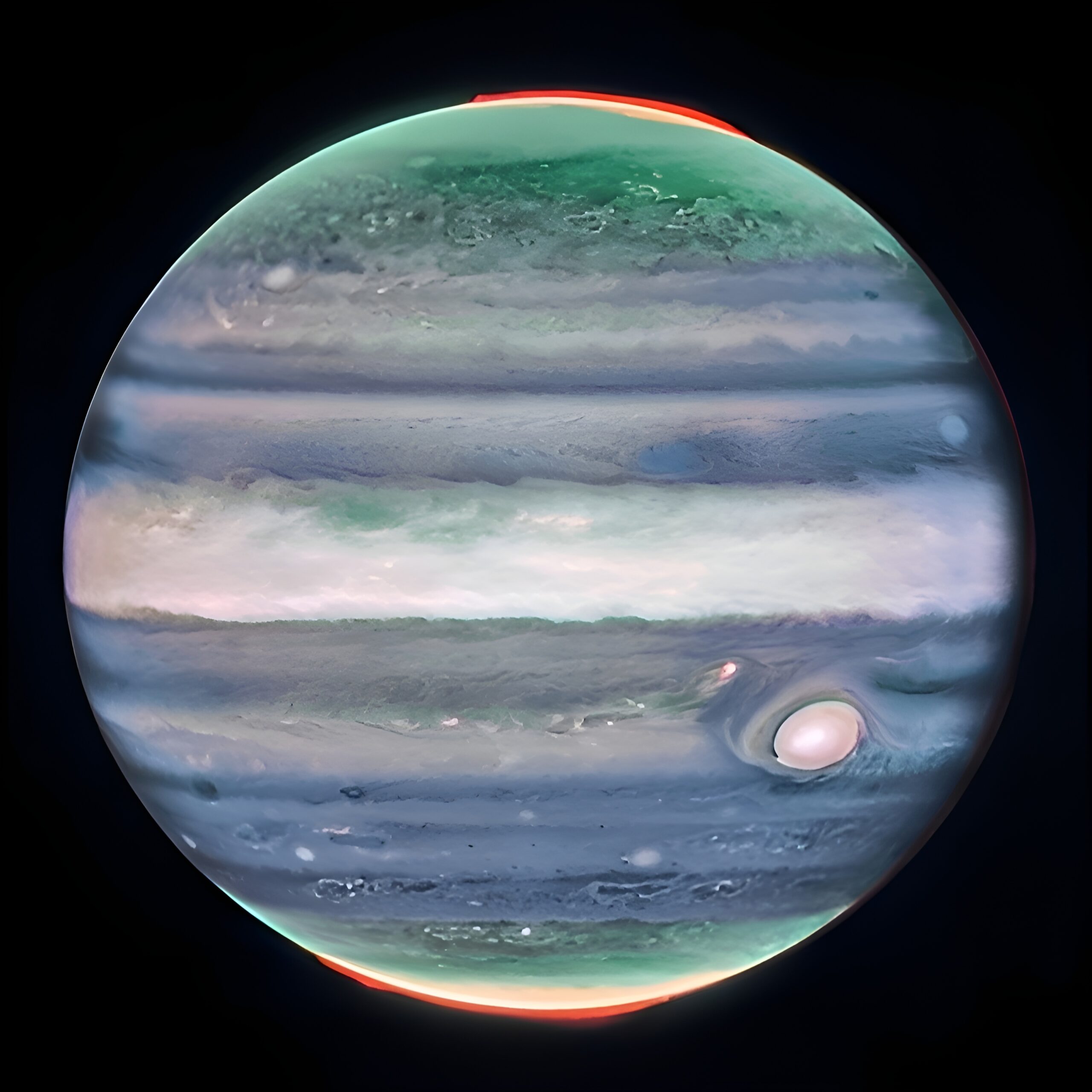 Jupiter s Turbulent Atmosphere Includes A High speed Jet Stream Earth Jupiter s Turbulent Atmosphere Includes A High speed Jet Stream Earth