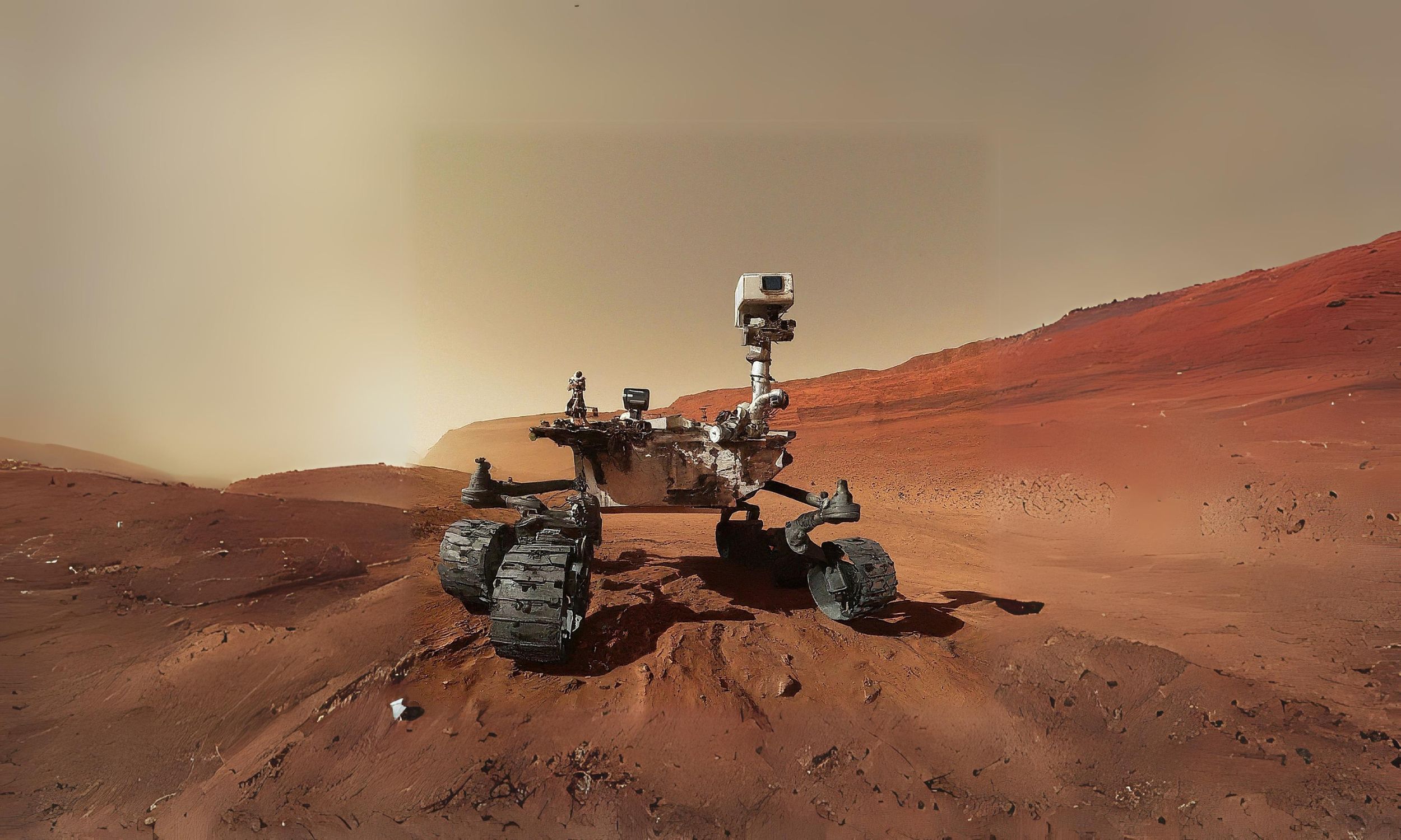 Mars Curiosity Rover Touchdown Huge NASA Rover Lands On Mars Space