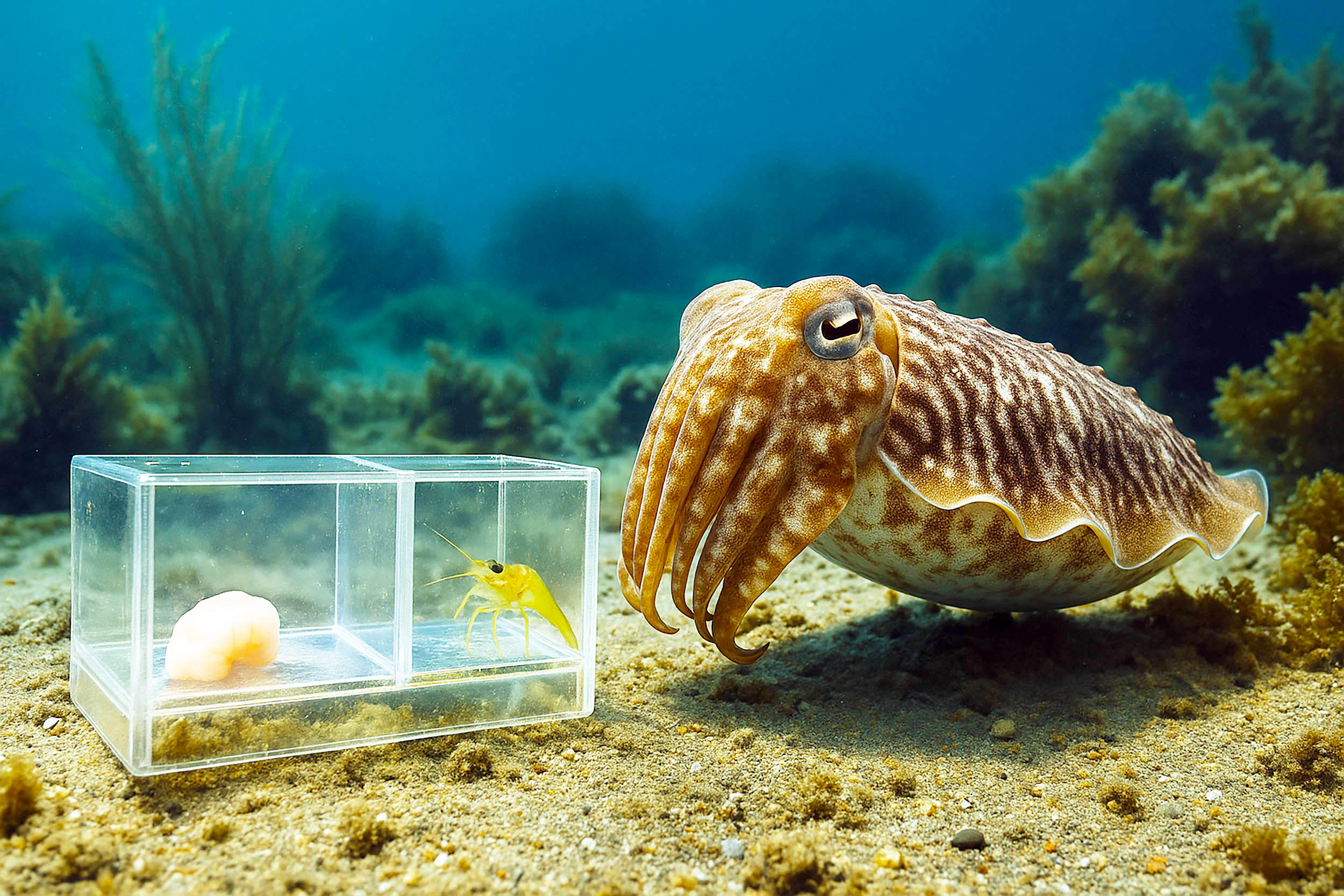 Cuttlefish easily pass a test designed for kids, startling scientists with their intelligence