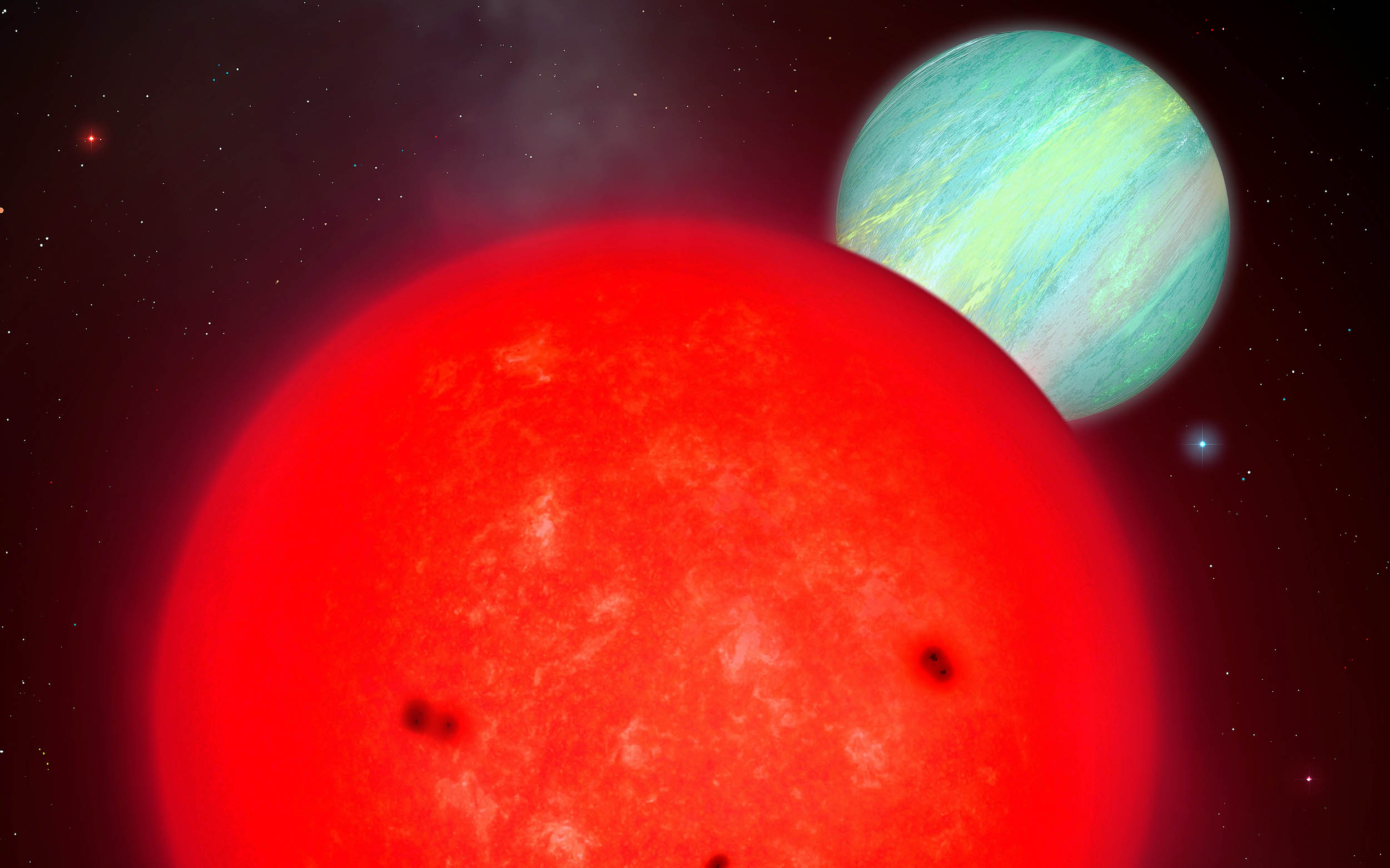 Astronomers discover a tiny star with a giant planet that should not exist
