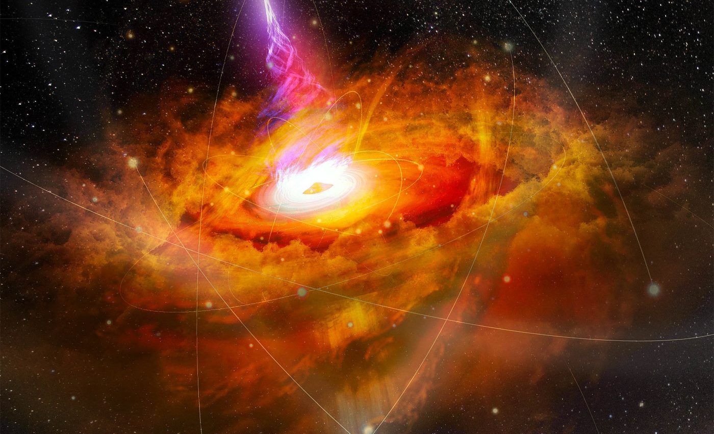 Earliest black hole found yet is a monster from the cosmic